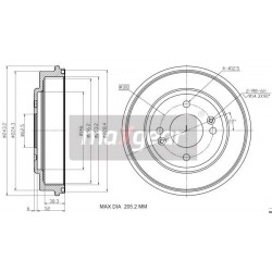 FÉKDOB HYUNDAI HÁTSÓ GETZ 02- 24022030381