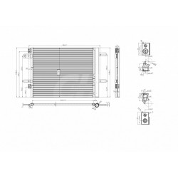 LÉGKONDICIONÁLÓ PÁRAMENTESÍTŐ PEUGEOT 308 12- 9677145480