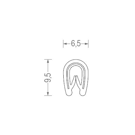 PVC-EGYENLETES 1-2MM FEHÉR/1MB1DB RS34.3444