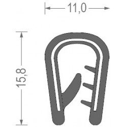 PVC TÖMÍTÉS 4-6MM FEKETE/1MB1DB1DB RS34.3851