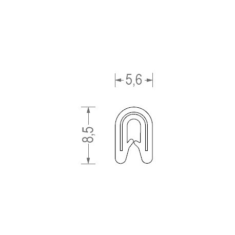 PVC-EGYENLETES TÖMÍTÉS 1MM VILÁGOSSZÜRKE/1MB1 DARAB RS34.3325