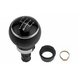 VÁLTÓGOMB VW GOLF V 2003-,GOLF VI 2008-,GOLF PLUS 2005-,JETTA 2006-/5 SEBESSÉGES/FEKETE SAPKA/BŐR GZB-VW-027