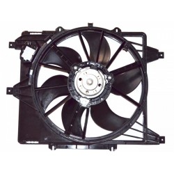 RADIÁTOR VENTILÁTOR RENAULT MASTER 98 HÁZZAL 2.5D / KANGOO 97 1.2 7701048284