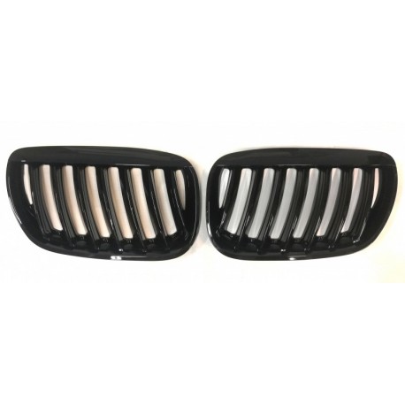 BMW X5 E53 2004-2006 álcafedél fényes fekete (2 db-os szett)