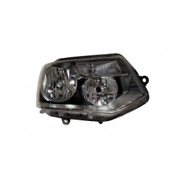 VW Transporter T5 2010.09- fényszóró, elektromos fekete motorral jobbra (H7+H15) (DEPO)