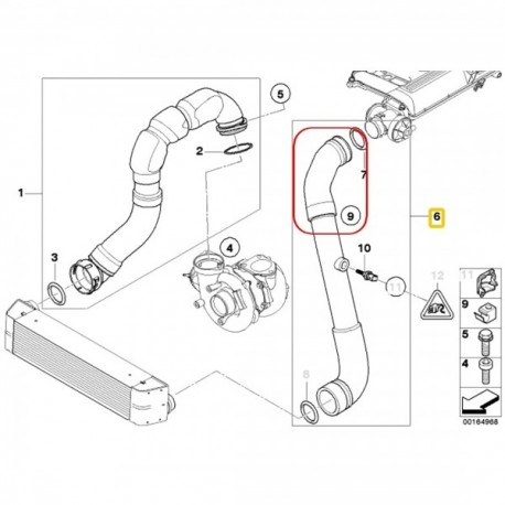 BMW 7-es turbinavonal 11617789830