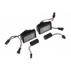LED RENDSZÁMTÁBLA MEGVILÁGÍTÓ LÁMPÁK MERCEDES M (W164) 2005-2011 /PÓTKERÉKKEL A HÁTSÓ AJTÓN RENDELKEZŐ JÁRMŰVEKHEZ A4528200056