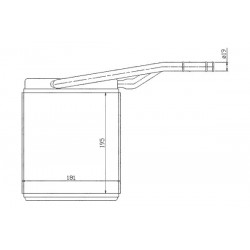 Fűtőradiátor FORD FOCUS ALL 98-05 1062254