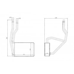 Fűtőradiátor FORD FIESTA FUSION MIND 01 DD10-61-A10
