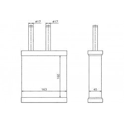 Fűtőradiátor KIA CLARUS ALL 96-01 OK9A261A10
