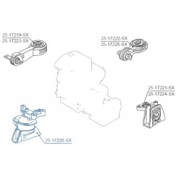ELSŐ MOTORRUGÓ TALP HONDA CIVIC FD 2006-2012 50820SNBJ02