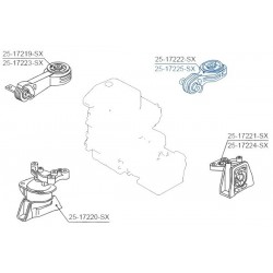HÁTSÓ MOTORRÖGZÍTŐ BAK HONDA CIVIC FD 2006-2012 50890SNAA02