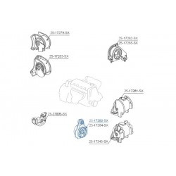 BAL ELSŐ MOTORBAK HONDA HR-V GH1 GH2 GH3 GH4 1998-2005 50842S2H990