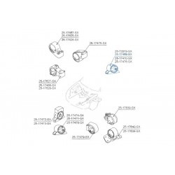 HÁTSÓ MOTORFÜGGESZTŐ BAK MITSUBISHI CARISMA DA 1995-2003 MR102115