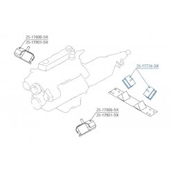 Hátsó motorbak NISSAN PATROL SAFARI Y61 1997-2002 11322C8212