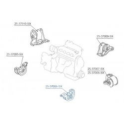 ELSŐ BAL MOTORRÖGZÍTŐ BAK HONDA CIVIC 1.4-1.6 SOHC 92-00 50842SR3000