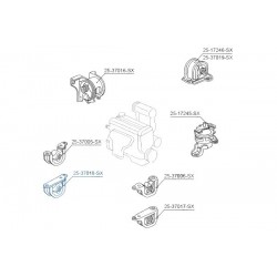 JOBB ELSŐ MOTOR TARTÓ BAK HONDA CIVIC ALL DOHC 95-00 50841ST0N10