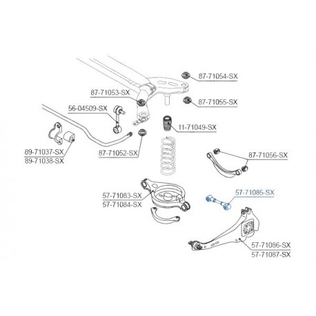 ALSÓ HÁTSÓ LENGŐKAR MAZDA 6 GG GY ALL 02 G26A28500A