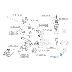 HÁTSÓ LENGÉSCSILLAPÍTÓ SZILENT HONDA CR-V 02 52622S7A014