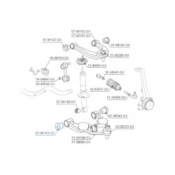 ALSÓ ELSŐ KERÉKABRONCS PERSO Toyota Land Cruiser GRJ12 KDJ12 02 4865460030