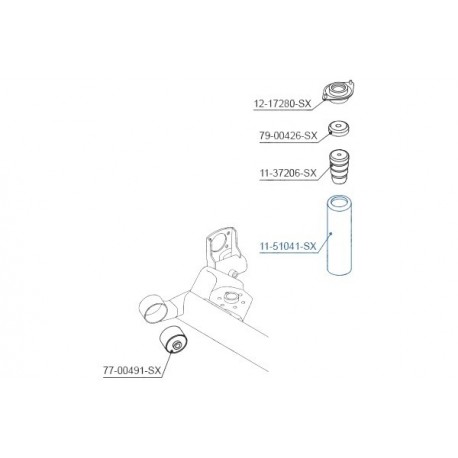 Hátsó lengéscsillapító porvédő HYUNDAI GETZ 02, KIA PICANTO 04 553701C000
