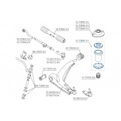Első lengéscsillapító burkolat DAEWOO LANOS 97 96133096