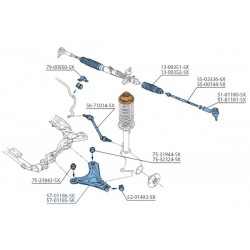 ALSÓ BAL FUTÓMŰKAR FORD MONDEO ALL 93-00 1102949