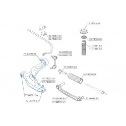 ALSÓ BAL LENGŐKAR NISSAN ALMERA ALL 00 54501AV60A