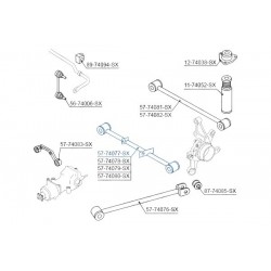 JOBB HÁTSÓ LENGŐKAR NISSAN X-TRAIL T30 ALL 02 551208H500