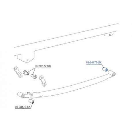 LAPRUGÓ SZILENTBLOKK TOYOTA HI-ACE YH LH RZH 82 9038914007