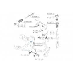 ALSÓ HÁTSÓ KERESZTLENGŐKAR PERSELY MAZDA 6 GG GY MIND 02 GJ6A34460B