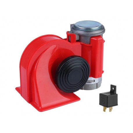 12V-os hangjelző kompresszorral "Nautilus", piros
