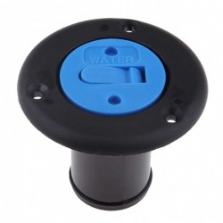 Vízbetöltő nyílás PVC 38 mm fekete hajóhoz/jachthoz