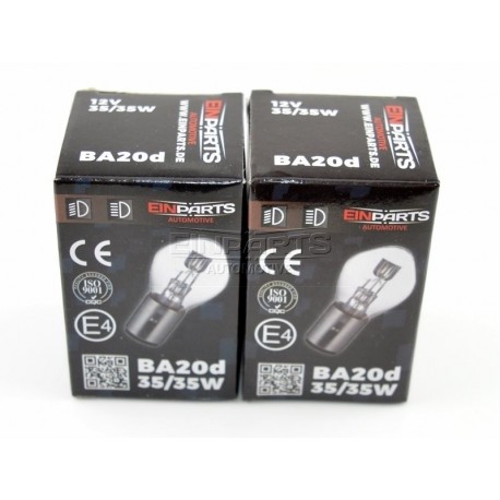 Einparts EPB33 S2 BA20D 12V 35/35W halogén izzó kartondobozban