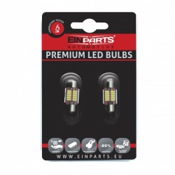 31 mm-es LED diódák 10 SMD 4014 CANBUS - Készlet 2 db