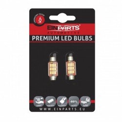 36 mm-es LED diódák 12 SMD 4014 CANBUS - Készlet 2 db