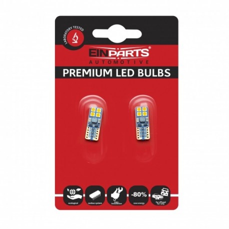 Osram LED izzó W5W T10 8 SMD 3030 CANBUS narancssárga
