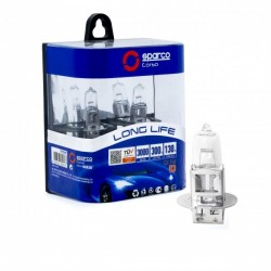 Sparco H3 halogén izzó 12V 55W 3000K +130% fény