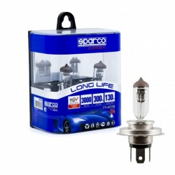 Sparco H4 halogén izzó 12V 60/55W 3000K +130% fény