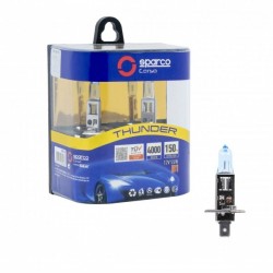 Sparco halogén izzó H1 12V 55W +150% fény 4000K kék