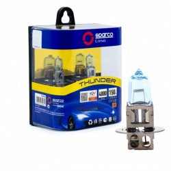 Sparco halogén izzó H3 12V 55W +150% fény 4000K kék B2