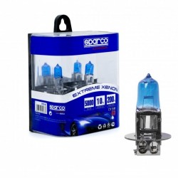 Sparco halogén izzó H3 12V 55W Xenon+200% 5000K kék