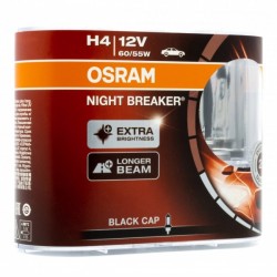 Osram Night Breaker H4 halogén izzó duó doboz - maximális fényerő és hatótávolság