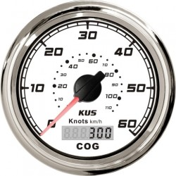 Sebességmérő WS SEAQ GPS60 fehér hajóhoz