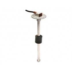 Víz-üzemanyag szintérzékelő 0-190 ohm 450 mm hajókhoz