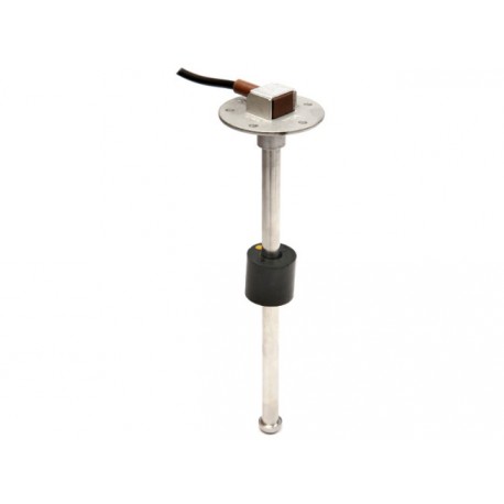 Víz-üzemanyag szintérzékelő 0-190 ohm 450 mm hajókhoz