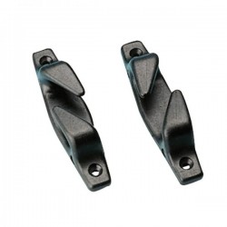 Bal oldali fekete PVC klüsz 150 mm