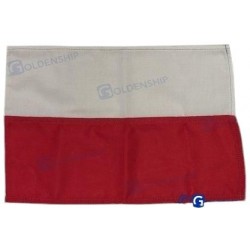 Lengyelország zászló 20 cm x 30 cm hajóra jachtra