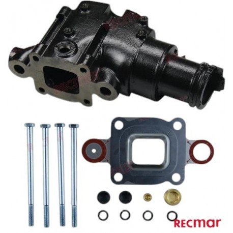 Alacsony kipufogó könyök MerCruiser 4.3L V6 5.0L 5.7L 6.2L V8
