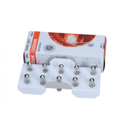 Eredeti cső alakú izzó 12V/5W 11x35mm C5W bliszter 12V 10 db C5W